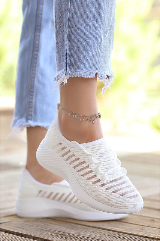 Knitted Sneakers White