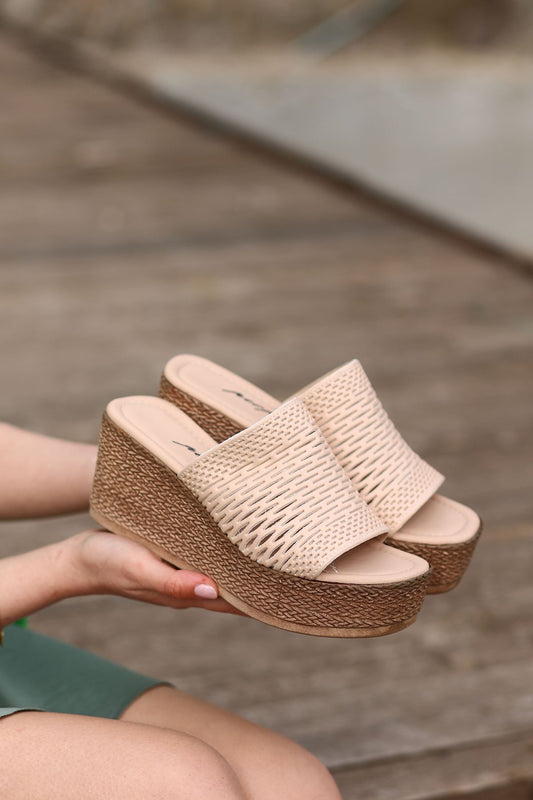 Padded Sole Studded Slipper Nud