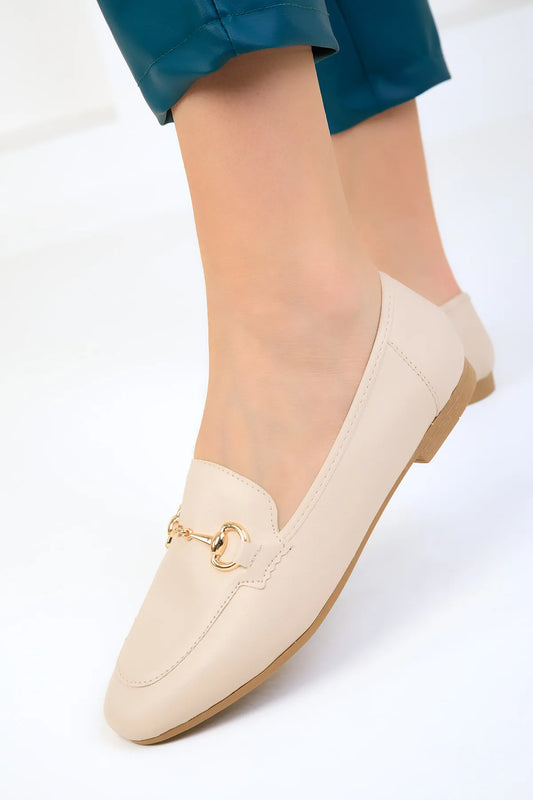 Beige Women's Ballerina