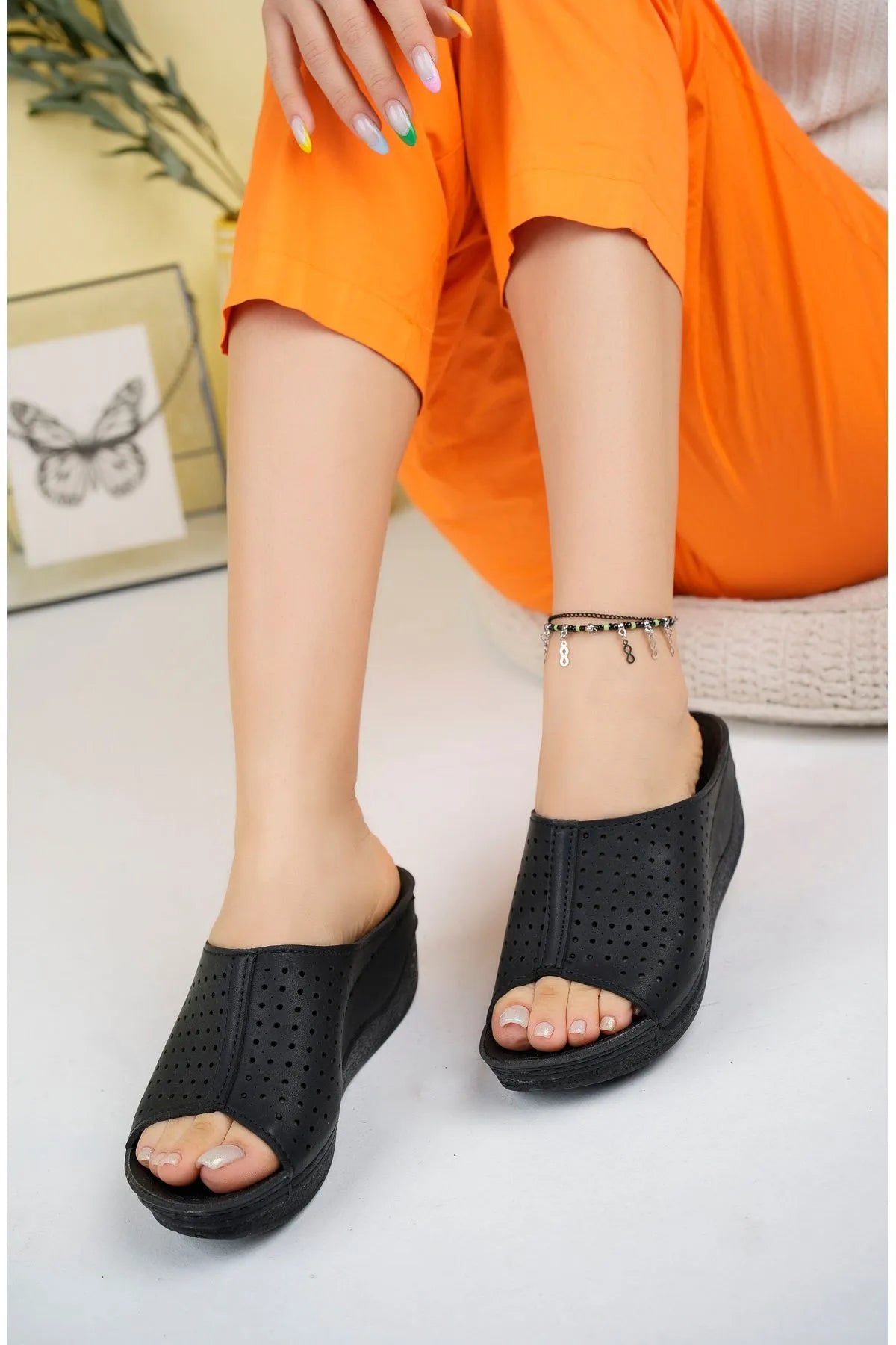 Women's Orthopedic High Heeled Casual Slippers