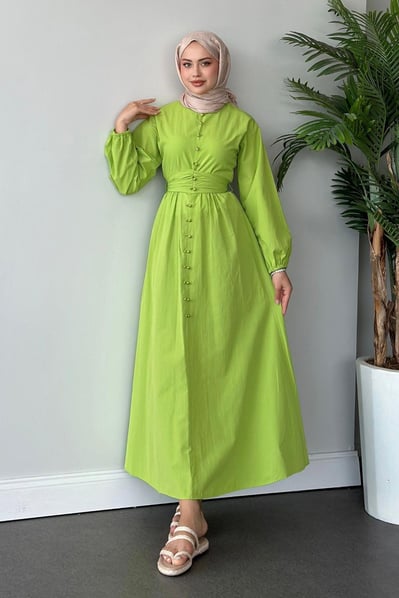 Women's Dress Pistachio Green