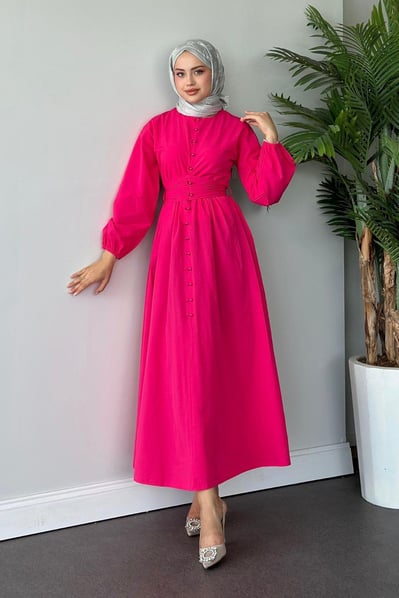 Women's Dress - Fuchsia