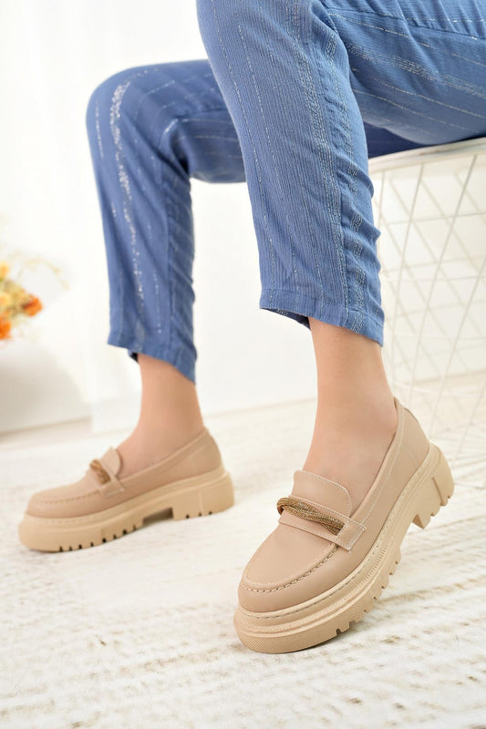 Nude Masculine Women's Shoes