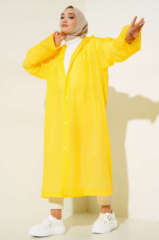 Waterproof Raincoat - Mustard