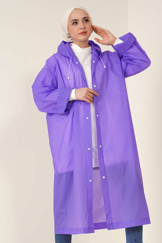 Waterproof Raincoat - Purple