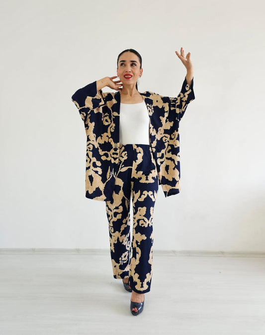 Zulaa New Patterned Kimono Set