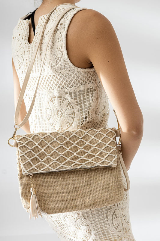 Ten Embroidery Detailed Hand and Shoulder Bag